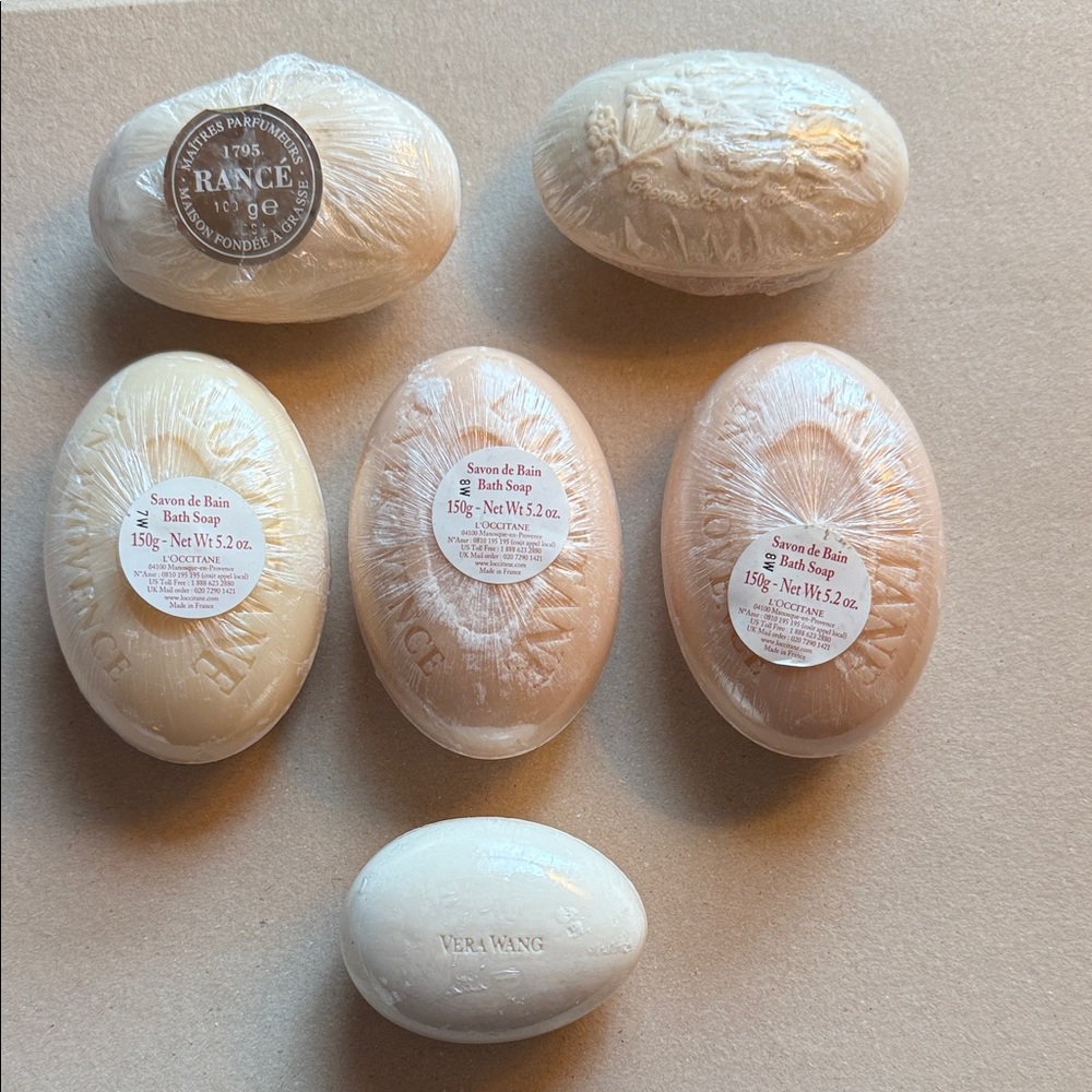 L’Occitane, Rance, Vera Wang Bath Soap Collection - Cream and Tan